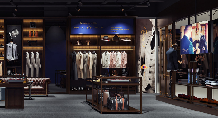 高級定制西裝店·竇裁縫|品牌策劃/LOGO設(shè)計(jì)/VI設(shè)計(jì)/店面空間設(shè)計(jì)